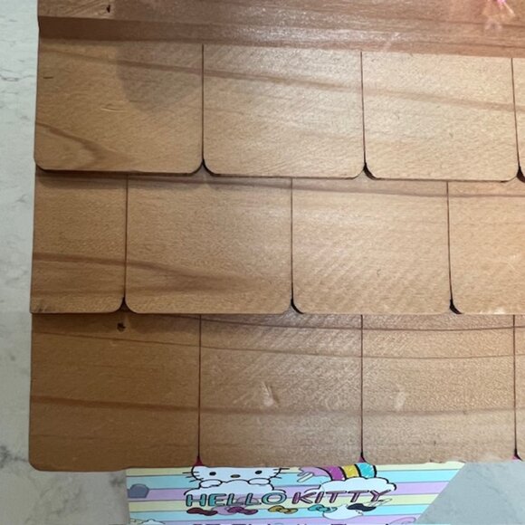 Hello Kitty Wooden Birdhouse - Viral Tiktok - 9-1/4" Tall - Picture 7 of 12